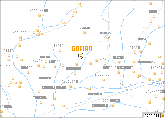 map of Gorian