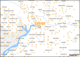 map of Goriān