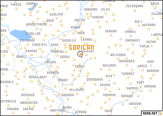 map of Goriçan