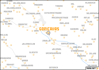 map of GoričaVas