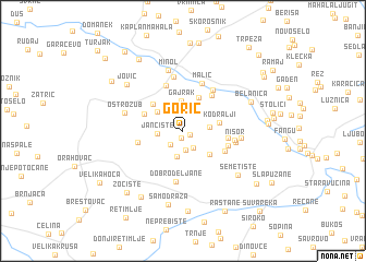 map of Gorić