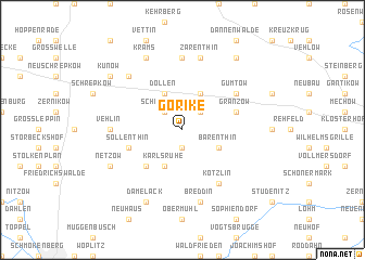 map of Görike