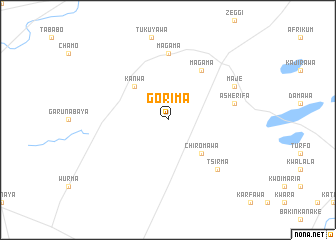 map of Gorima