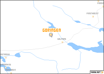 map of Göringen