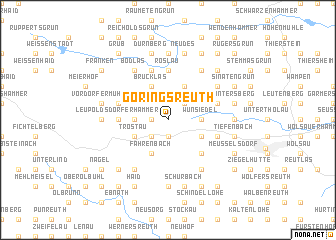 map of Göringsreuth