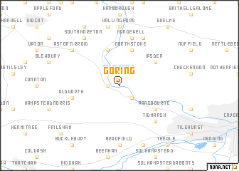 map of Goring