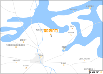 map of Gorinti