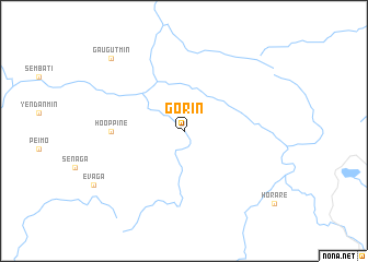 map of Gorin