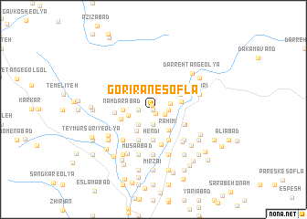 map of Gorīrān-e Soflá