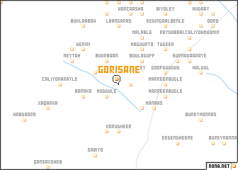 map of Gorisane