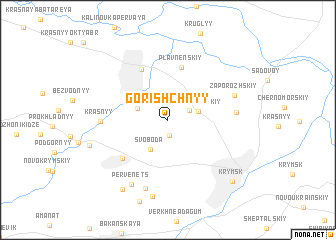 map of Gorishchnyy