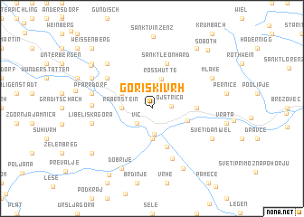 map of Goriški Vrh