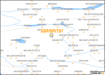 map of Gorisnitsy