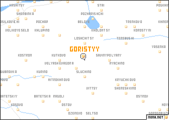 map of Goristyy