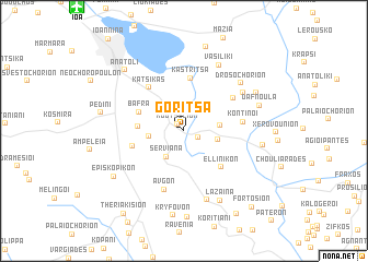 map of Gorítsa