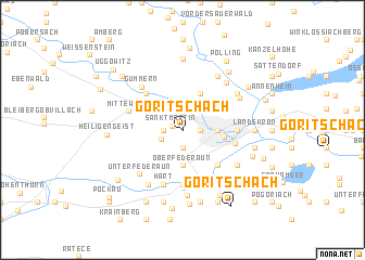 map of Goritschach