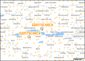 map of Goritschach