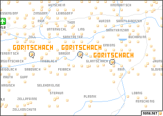 map of Goritschach