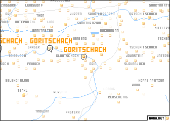 map of Goritschach