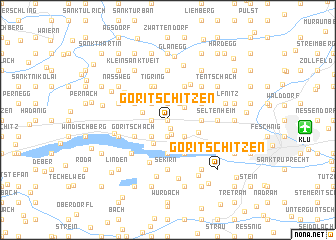 map of Goritschitzen