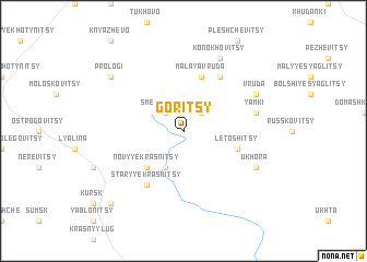 map of Goritsy