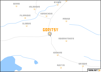 map of Goritsy