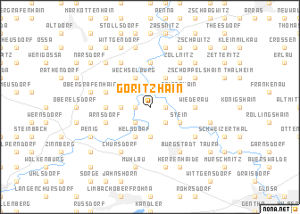 map of Göritzhain