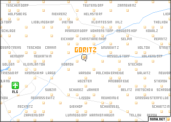 map of Goritz