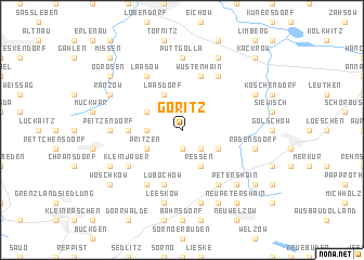 map of Göritz