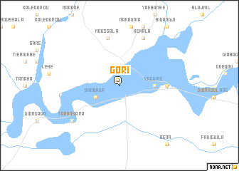 map of Gori