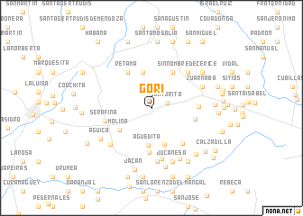 map of Gori