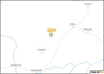 map of Gori