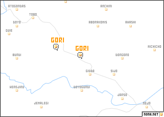 map of Gorī