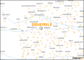 map of Gorje Naklo