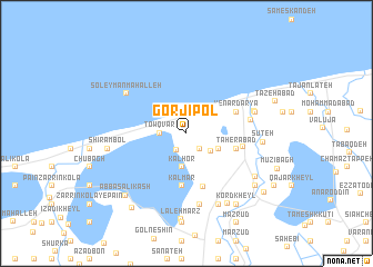 map of Gorjī Pol