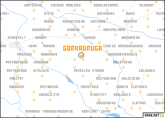 map of Górka Druga