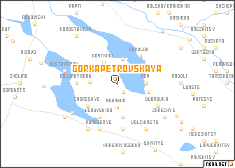 map of Gorka Petrovskaya