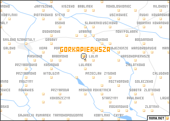 map of Górka Pierwsza