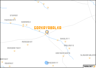 map of Gor\