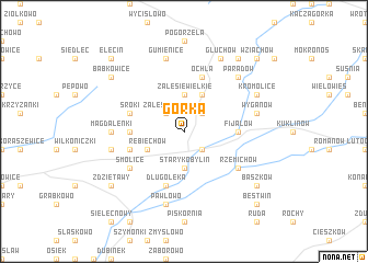 map of Górka