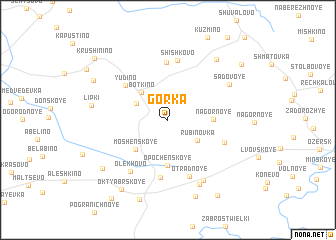 map of Gorka