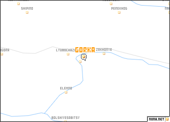 map of Gorka