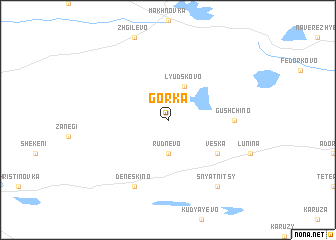 map of Gorka