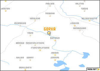 map of Gorka