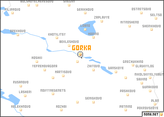 map of Gorka