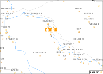 map of Gorka