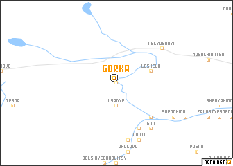 map of Gorka