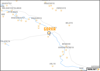 map of Gorka