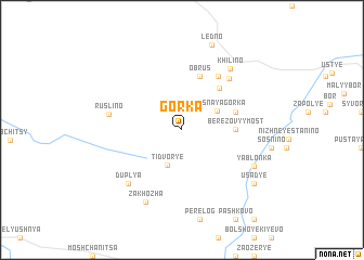 map of Gorka