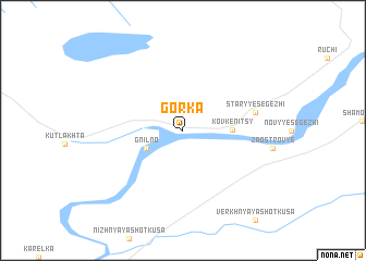 map of Gorka